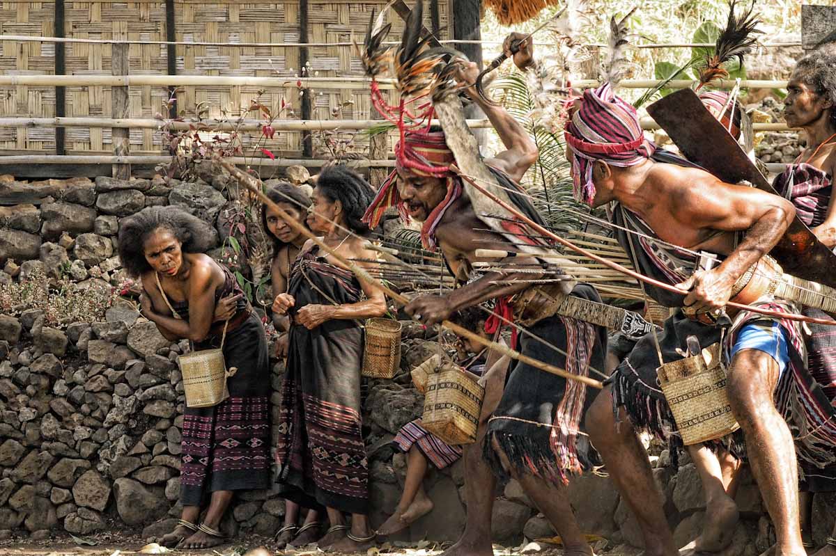 Traditional dance in Takpala village of Alor