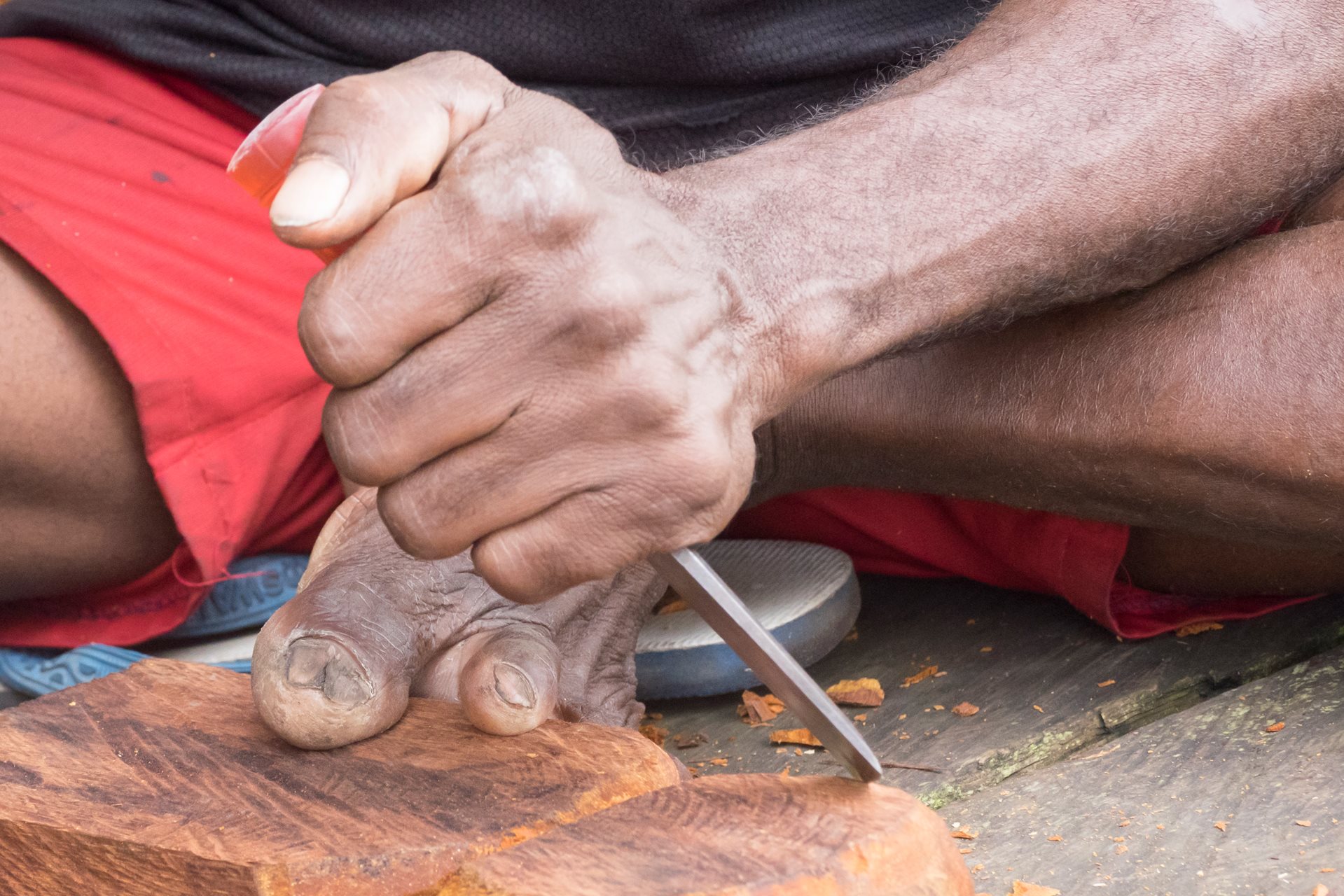 Asmat people rudimentary way of life