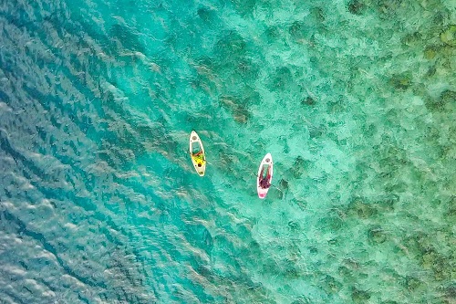 Kayaking at Cove Eco Resort in Raja Ampat