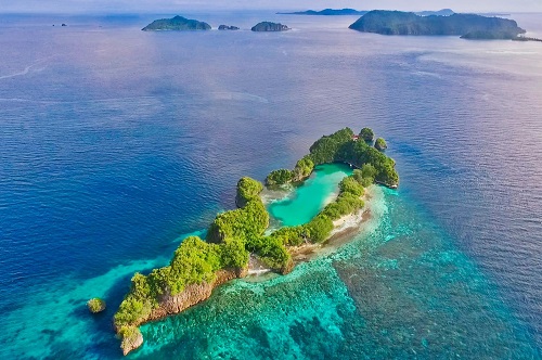 Island hoping at Cove Eco Resort in Raja Ampat