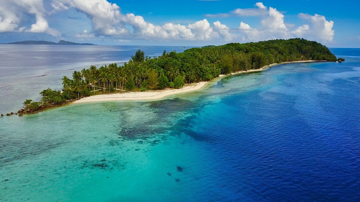 Yeben Island location in Raja Ampat