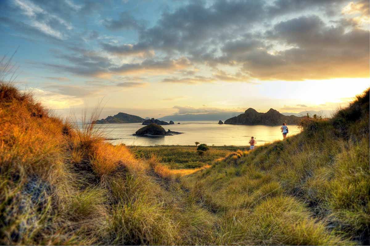 Aurora Liveaboard's land excursion in Komodo, Indonesia