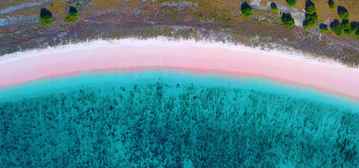 Pantai Merah or Pink Beach