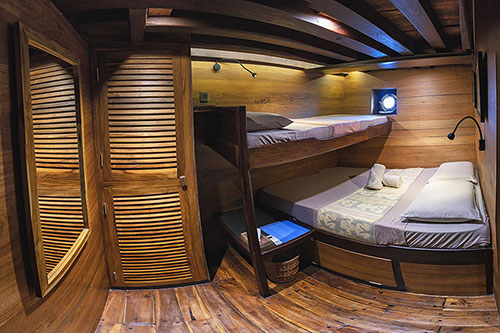 Ondina's triple cabin for families