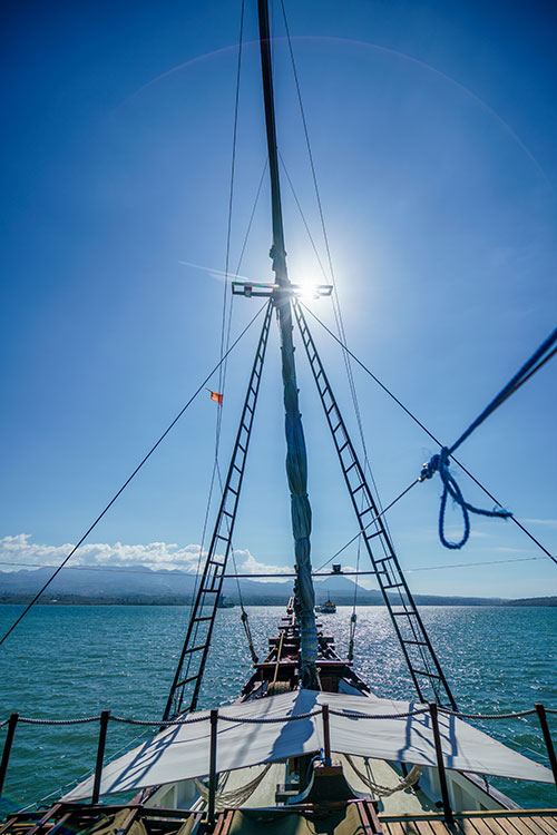 Ondina's upper deck detail