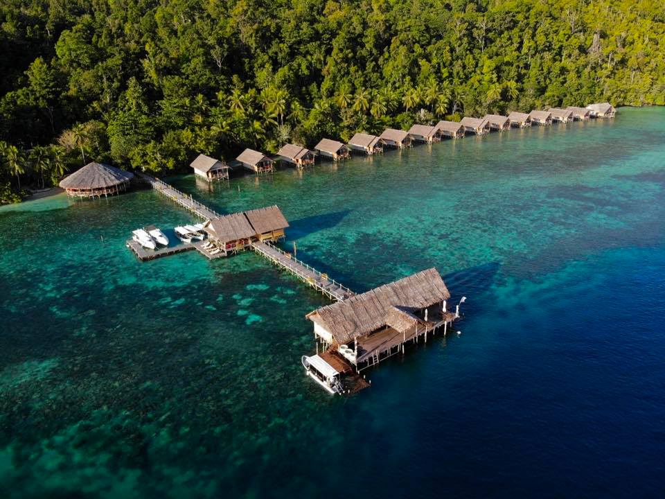 Papua Explorers dive resort in Raja Ampat Indonesia