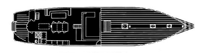 Samata's Layout 2 - main deck and cabins