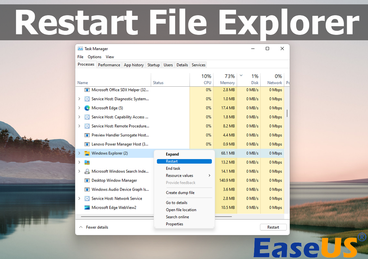 How to Restart File Explorer in Windows 10/11 | NEW